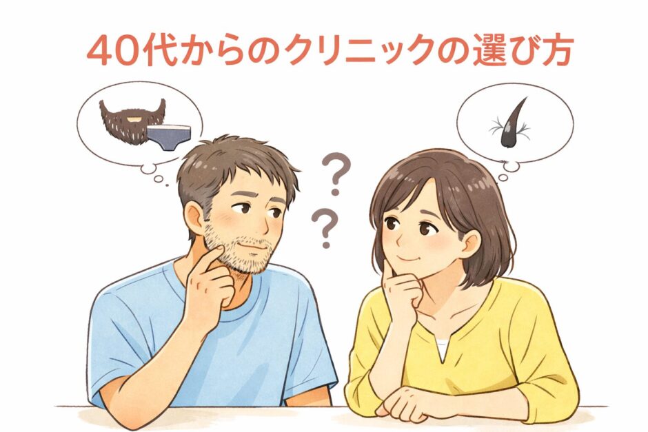 介護脱毛で失敗しないクリニックの選び方｜後悔しないための５つのポイント