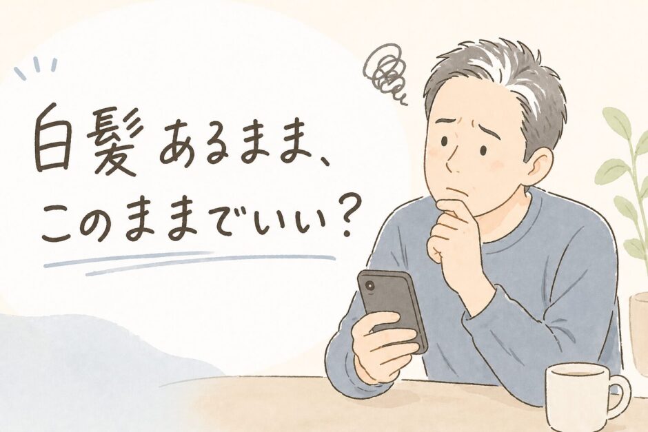白髪ある状態でこのまま脱毛していい？選び方で迷う人へ