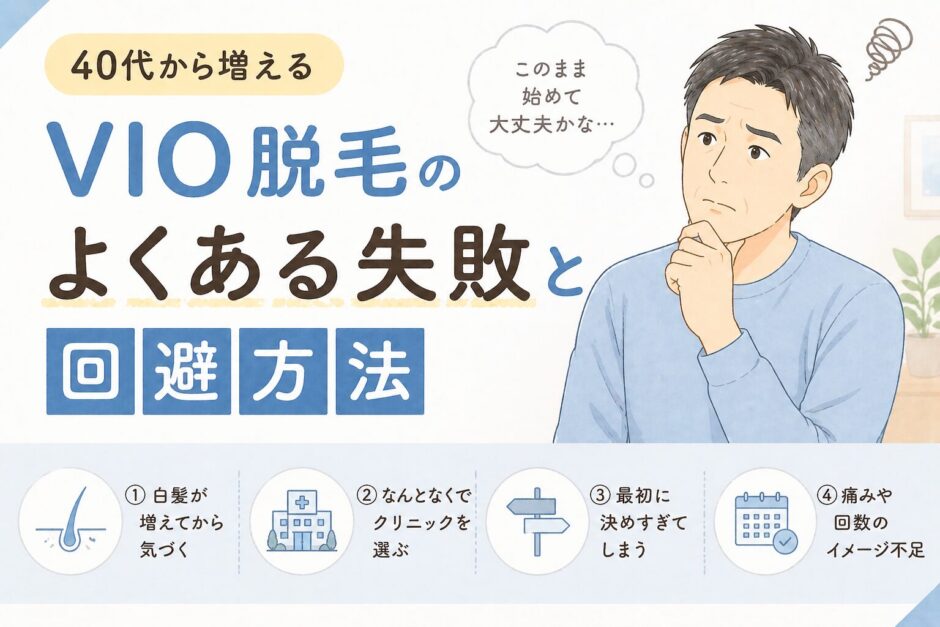 40代から増える“よくある失敗”と回避方法