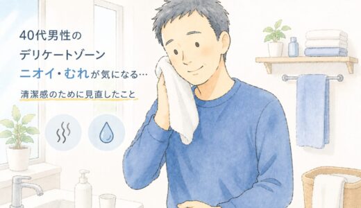 40代男性のデリケートゾーンのニオイ・むれが気になる…清潔感のために見直したこと